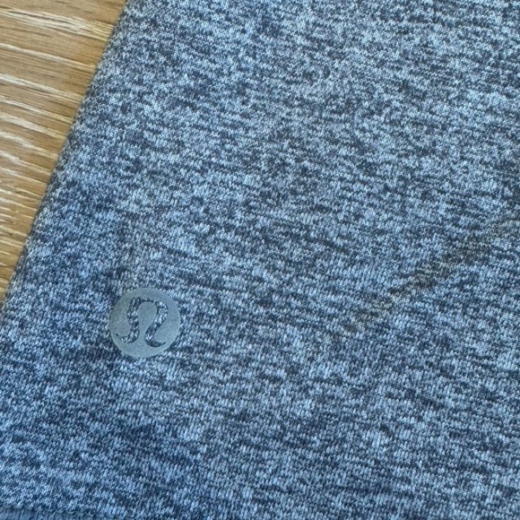 Lululemon Cool Racerback Exhale Tank Top Gray Mesh Cut Out size 4 EUC - Picture 6 of 7